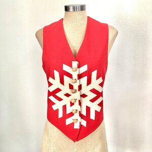 Moschino Cheap and Chic Snowflake Vest